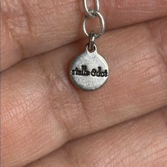 Stella & Dot Art Deco Rhinestone Necklace Beaded Twilight Fringe Dangle - Picture 5 of 8